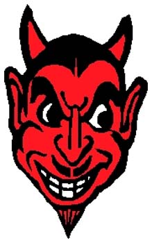 2j7 devil mascot decal