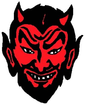 2n15 devil mascot decal