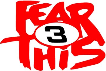 Fear this #3 vinyl sticker customized online. Fear3