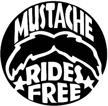 mustache rides free vinyl decal customized online
