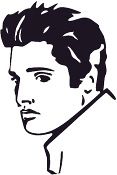 Elvis vinyl decal Customized Online. 0141