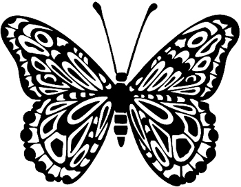 Monarch Butterfly Decal Customized Online. 0265