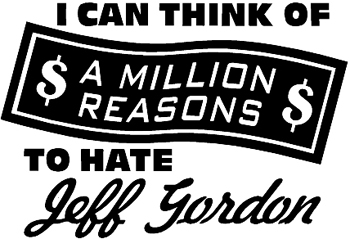 'Hate Gordon' lettering Decal Customized Online. 0346