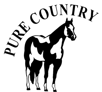 Paint Horse with 'Pure Country' lettering Decal Customized ONLINE 0707