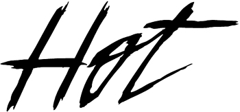 'HOT' lettering decal Customized ONLINE. 0712