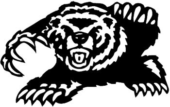 Grizzly Bear Vinyl Decal Customized ONLINE. 0753