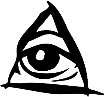 Eye In Triangle Decal Customized Online. 0918