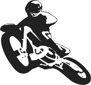 Motor Bike Motorcycle jumping Decal Customized Online. 0924