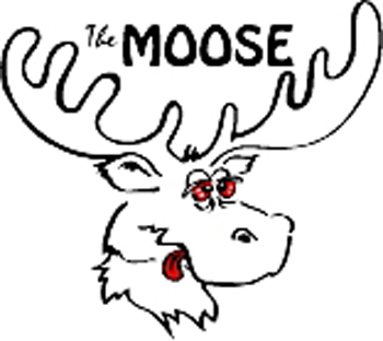 Moose head mascot vinyl decal. Customized Online. 0937