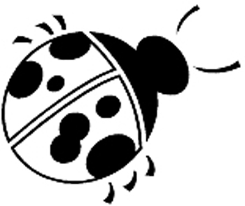 Ladybug Decal Customized Online.  1036