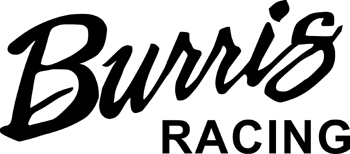'Burris Racing' logo Decal Customized Online. 1456