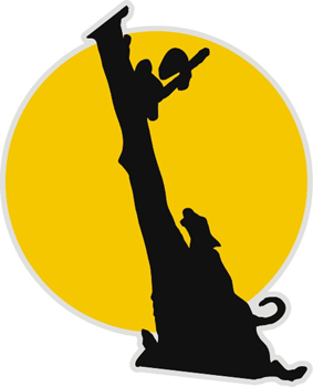 Panther treeing prey vinyl decal. Customized Online. 1552