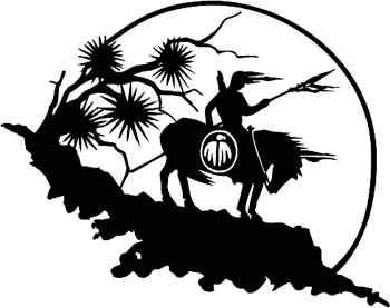 Sacred Horse Indian Scene Decal Customized Online. 1754