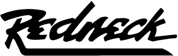 'Redneck' lettering vinyl sticker. Customize on line. 2665