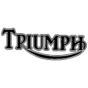 'Triumph'  lettering vinyl Decal Customized Online. 2837