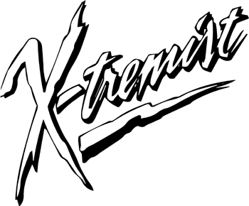 'X-tremist' vinyl sticker. Customize on line. 2878