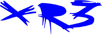XR3 logo Decal Customized Online. 3075
