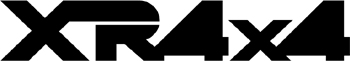 XR4x4 logo Decal Customized Online. 3086