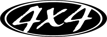 4x4 logo Decal Customized Online. 3095