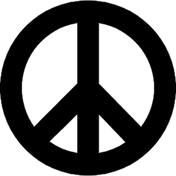 Peace Symbol Vinyl Decal Customized Online. 3179