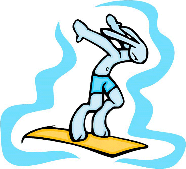 Diving Sports Bunny Decal Sticker Customized Online