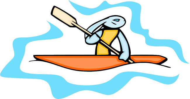 Canoeing Sports Bunny Decal Sticker Customized Online