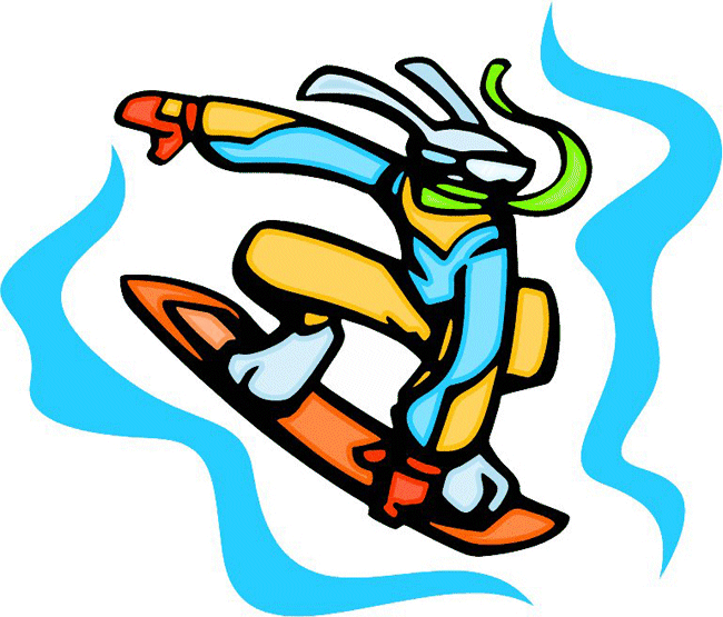 Snowboarding Sports Bunny Decal Sticker Customized Online