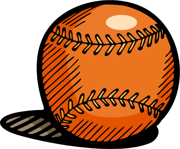 Baseball action color sports sticker. Personalize on line. BASEBALL_5C_36