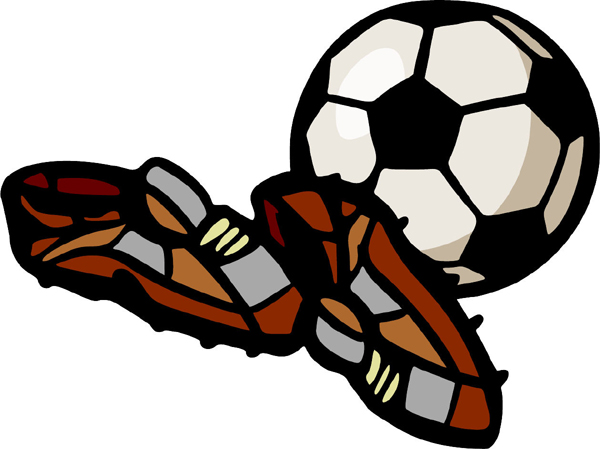Soccer action sports decal in color. Personalize on line. SOCCER_5C_07