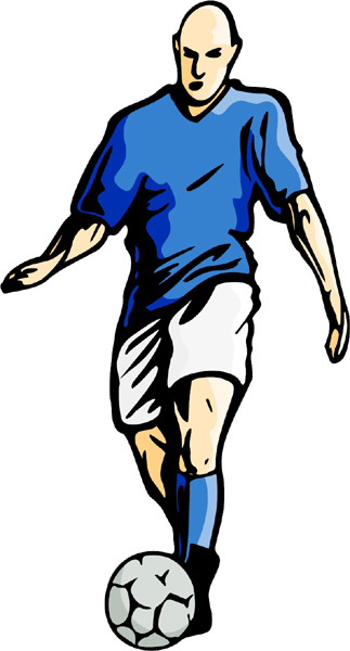 Soccer full color sports sticker. See it on line your way before you buy. SOCCER_5C_21