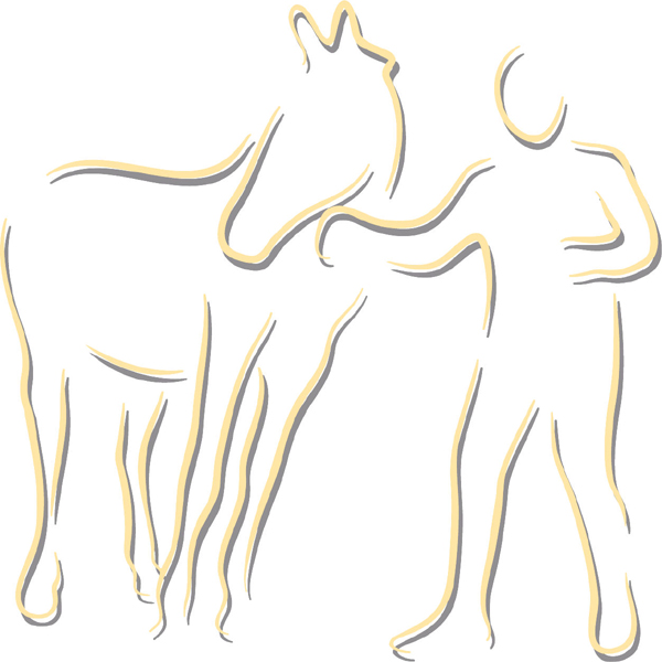 Horse and man color sports decal. Personalize on line. sports-MISC_2C_124