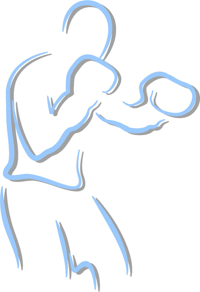 Boxing color sports sticker. Personalize on line. sports-MISC_2C_84