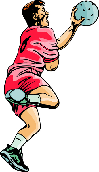 Soccer player full color action sports sticker. Personalize as you order. sports-MISC_6C_35