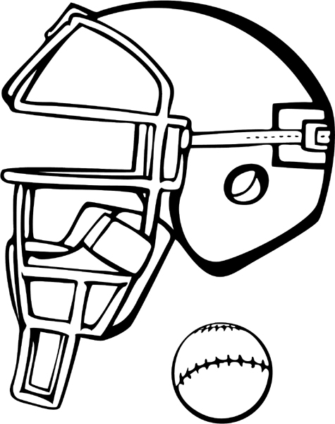 Baseball action sports sticker. Customize on line. BASEBALL_5BL_13