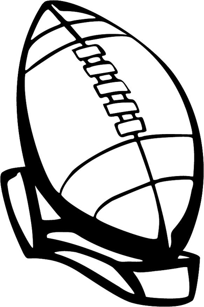 Football vinyl sports sticker. Personalize on line. FOOTBALL_5BL_18