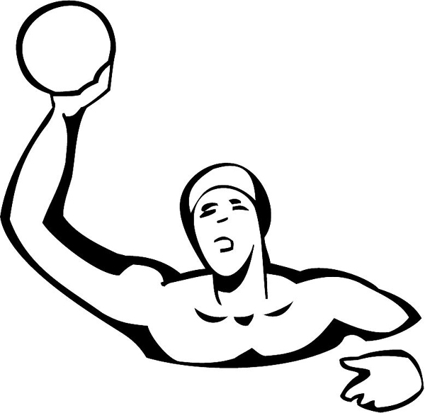 Volleyball vinyl sports sticker. Personalize on line. sport_227