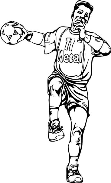 Soccer player vinyl sports decal. Personalize on line. sports-MISC_6BL_39