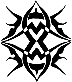 Tribal decal design Customized Online :x_0019