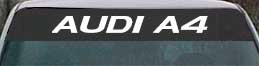wind shield lettering Audi A4