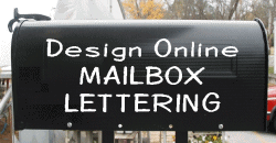 LESOON Custom Mailbox Decal, Personalized Mailbox Numbers Mailbox Letters,  Custom Mailbox Lettering Address Decals, Mailbox Stickers for Mailbox