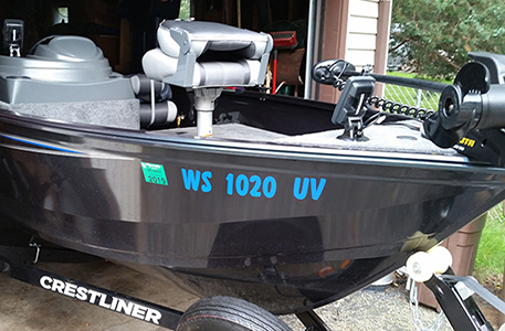 custom boat registration & numbers - sign specialist