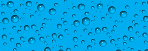 Water Drops - Blue - Vinyl Lettering Pattern