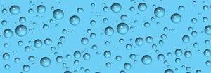 Water Drops - Ligth Blue - Vinyl Lettering Pattern