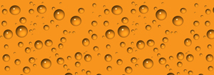 Water Drops - Orange - Vinyl Lettering Pattern