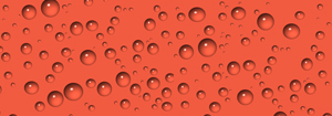 Water Drops - Red - Vinyl Lettering Pattern