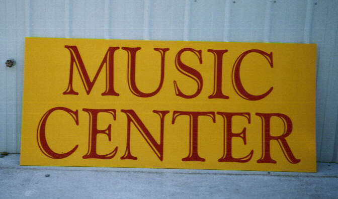 Music Center Sign