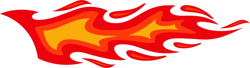 3c_flames_51 Graphic Flame Decal