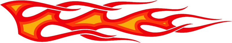 3c_flames_88 Graphic Flame Decal