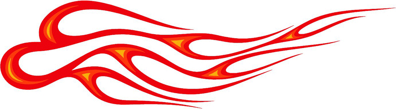 3c_flames_92 Graphic Flame Decal