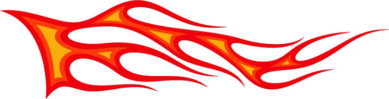 3c_flames_94 Graphic Flame Decal